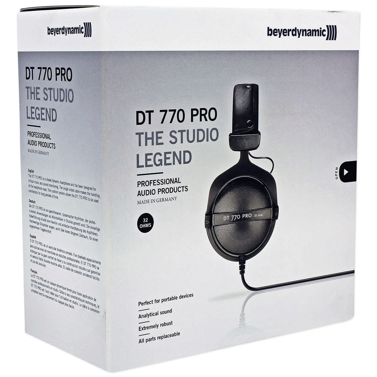 beyerdynamic DT 770 Pro Headphones, 32 Ohm