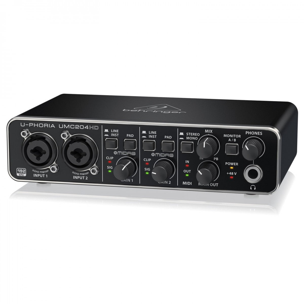 Behringer U-PHORIA UMC204HD USB Audio Interface