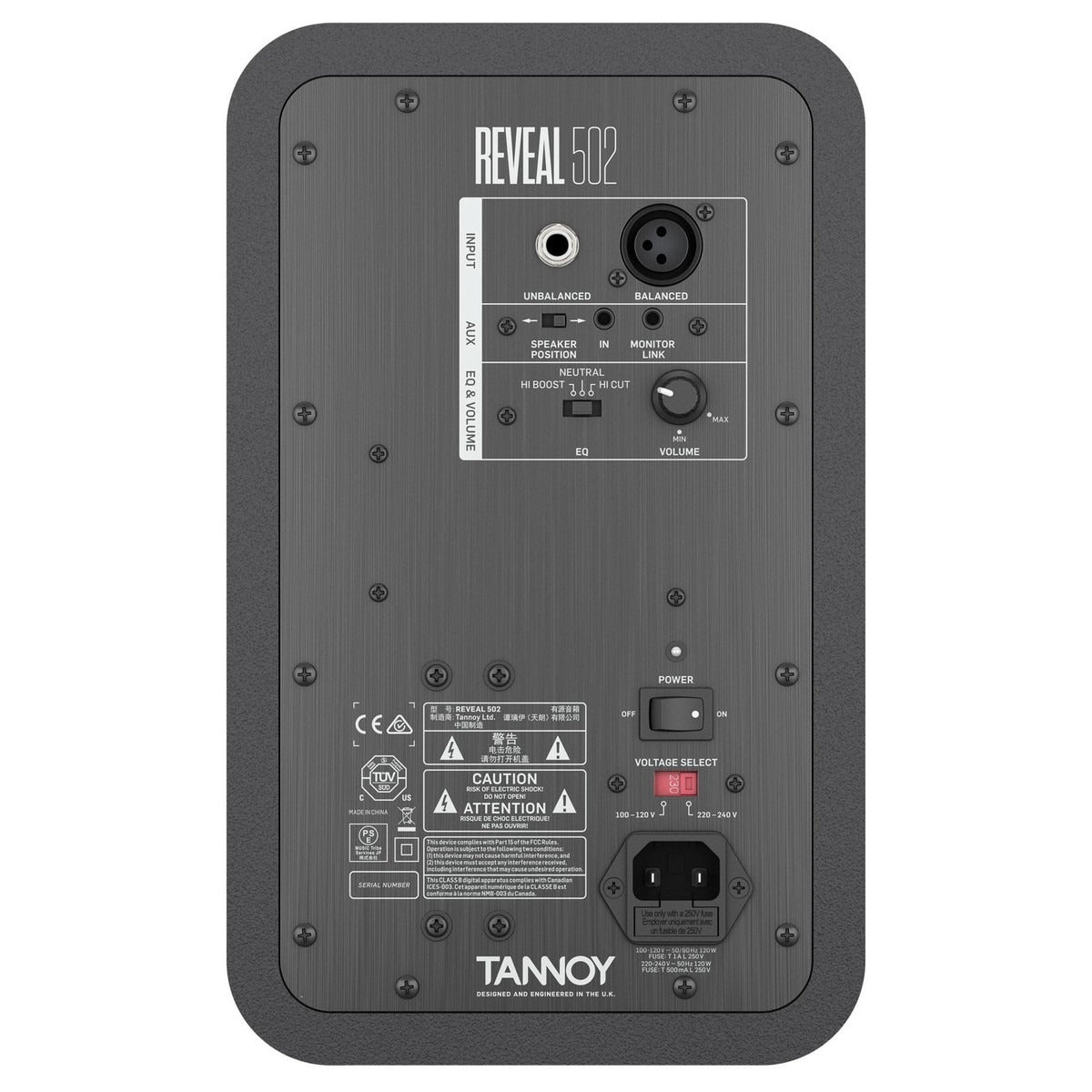 Tannoy Reveal 502 Studio Monitor, Pair