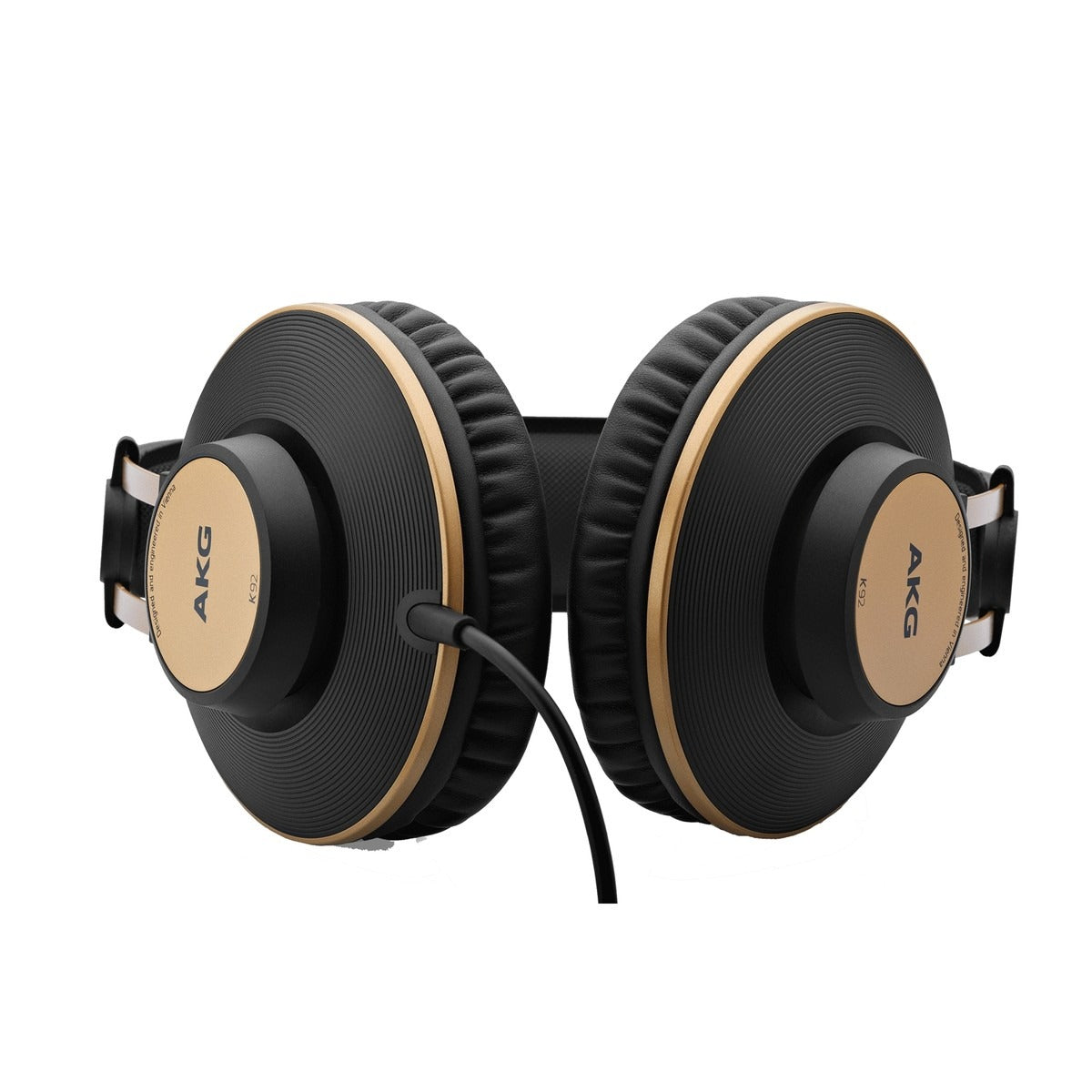 AKG K92 Closed Back Headphones, Black/Gold
