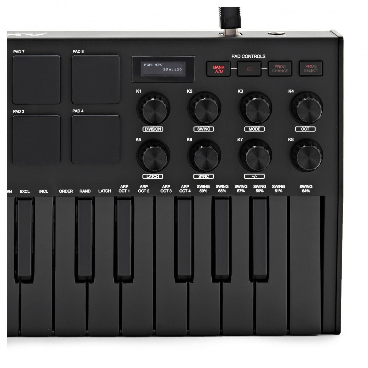 Akai Professional MPK Mini MK3 Laptop Production Keyboard, Black