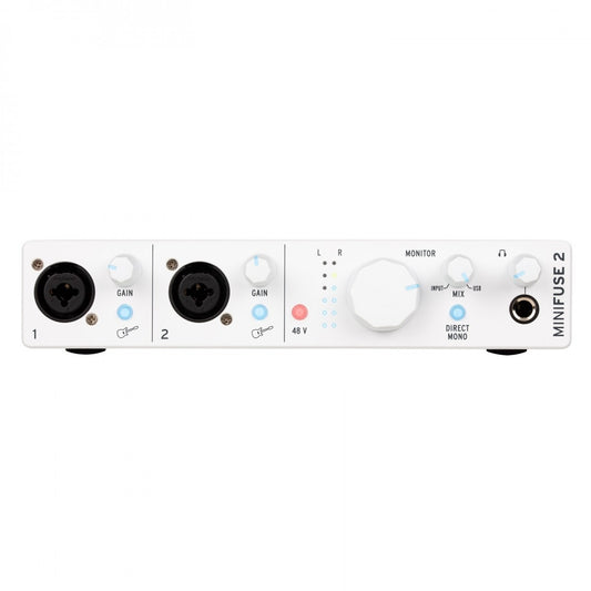 Arturia MiniFuse 2 USB Audio Interface, White