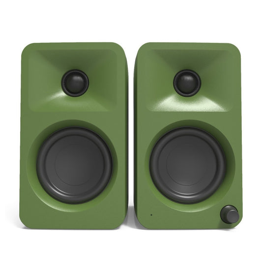 Kanto Ora Powered Reference Desktop Speakers with Bluetooth, Moss