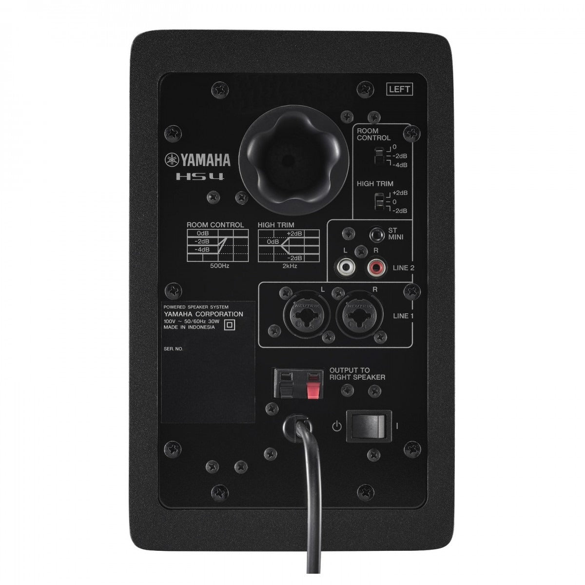 Yamaha HS4 Monitors, Black