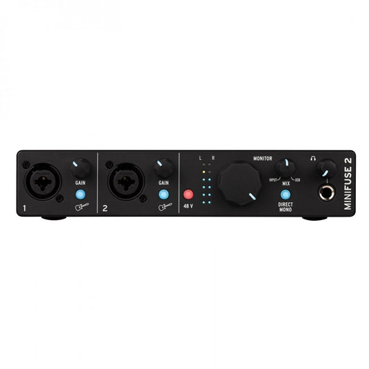 Arturia MiniFuse 2 USB Audio Interface, Black