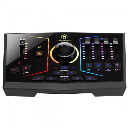 M-AUDIO M-GAME RGB Dual USB Streaming Gaming Audio Interface