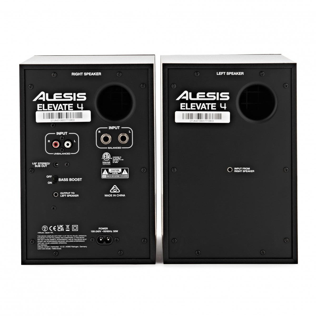 Alesis Elevate 4 Studio Monitors, Pair