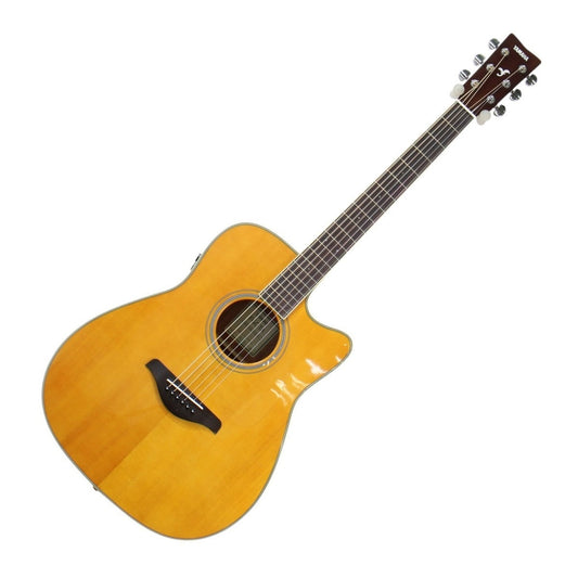 Yamaha FGCTA Transacoustic FG Cutaway, Vintage Tint