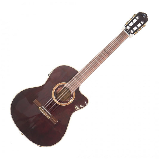 Ortega RCE138-T4STR Electro Nylon String, Stained Red