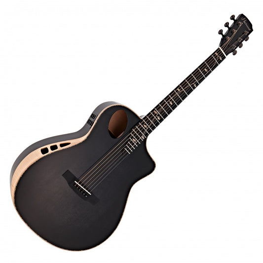 Hartwood Sonata-FX Thinline Electro-Acoustic Guitar, Black