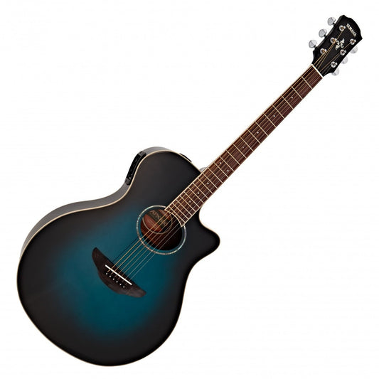 Yamaha APX600 Electro Acoustic, Oriental Blue Burst - Nearly New
