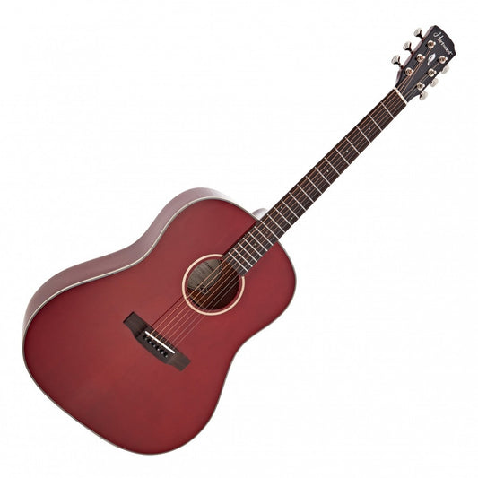 Hartwood Artiste Dreadnought Acoustic Guitar, Red - Nearly New