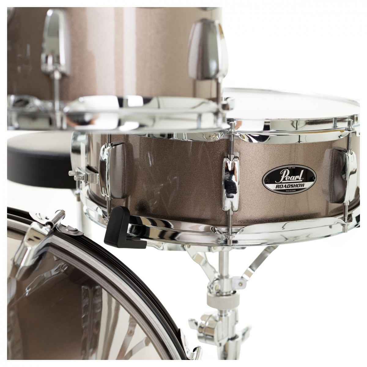 Pearl Roadshow 5pc Compact Drum Kit w/Sabian Cymbals, Bronze Metallic