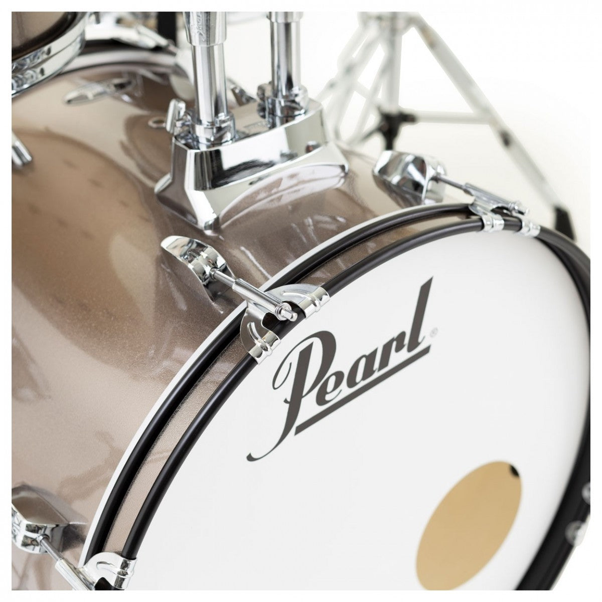 Pearl Roadshow 5pc Compact Drum Kit w/Sabian Cymbals, Bronze Metallic