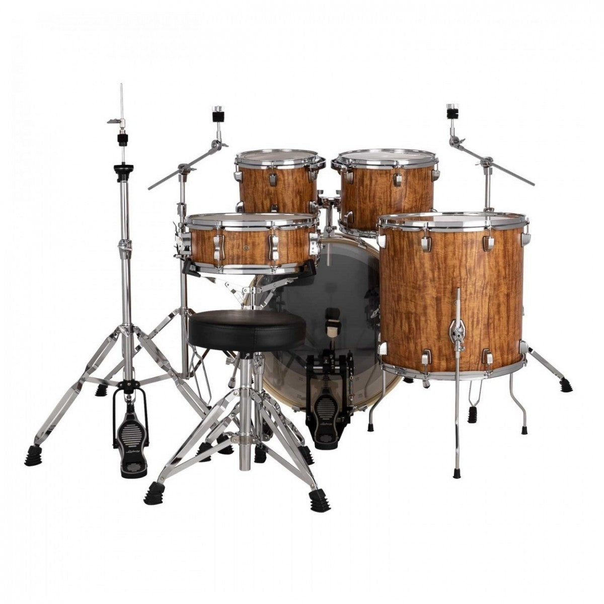 Ludwig Evolution 22'' 5pc Drum Kit w/Cymbals, Cherry