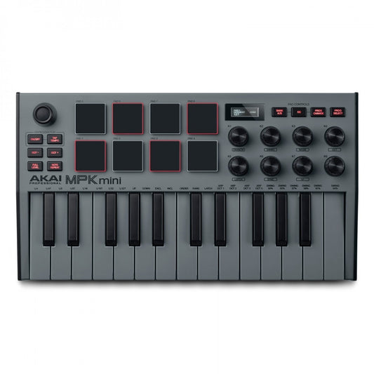 Akai Professional MPK Mini MK3 Laptop Production Keyboard, Grey